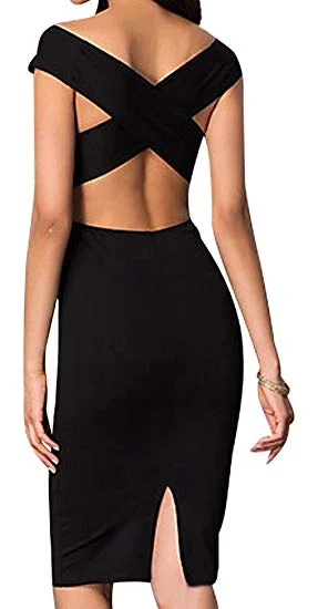 Prom dresses with geometric - cutout sleeves and flowing chiffon fabrics for a modern and airy lookJuniors Off The Shoulder Long Back Dress With X Back Prom dresses with geometric - cutout sleeves and flowing chiffon fabrics for a modern and airy lookJuniors Off The Shoulder Long Back Dress With X Back