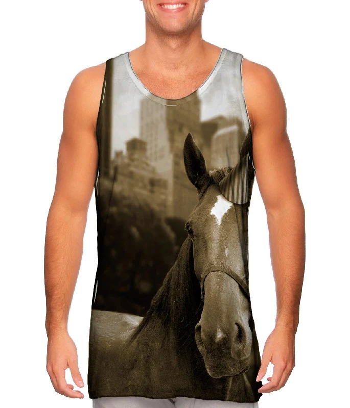 One - Shoulder Women's Rayon Blend Tank Tops for a Flowy LookCity Horse