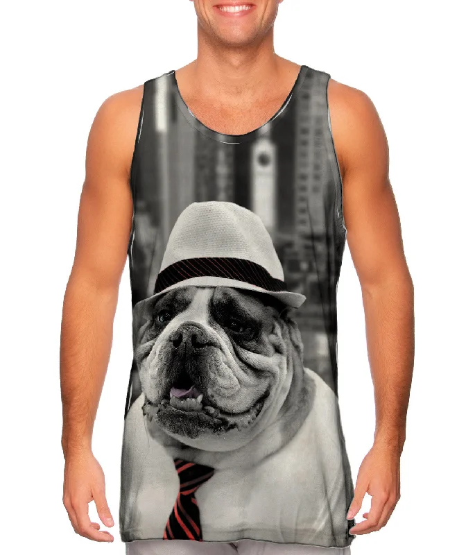 Square Neck Women's Organic Cotton Tank Tops in Earth TonesCity Tie Bulldog