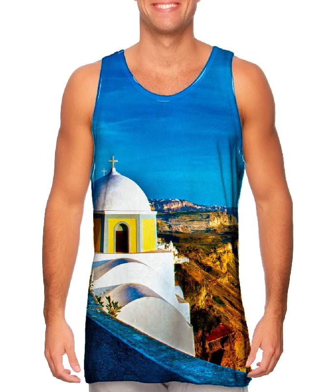 Plus Size Women's Puff - Sleeve Tank Tops in Pastel HuesCliftop Church In - Fira
