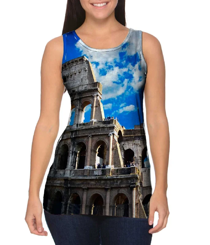 Women's Sleeveless Ribbed Tank Tops for a Trendy LookColiseum Rome
