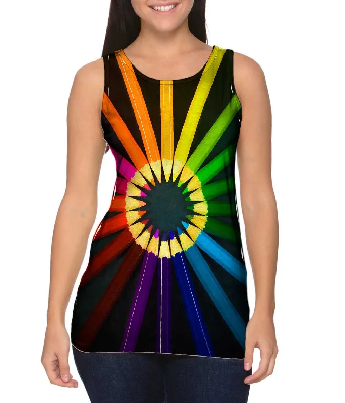 Plus Size Women's Glitter - Trimmed Tank Tops for Party NightsColoring Pencils For School Plus Size Women's Glitter - Trimmed Tank Tops for Party NightsColoring Pencils For School
