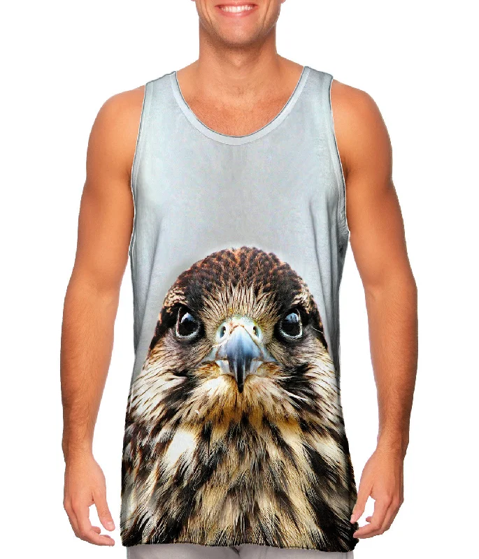 Women's Longline Tank Tops with Abstract PrintsCool Falcon