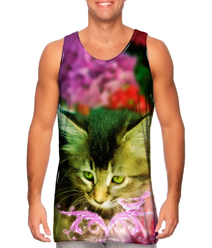 V - Neck Women's Moisture - Wicking Tank Tops for RunningCool Kitten