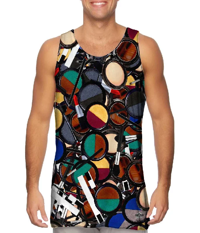 Crew Neck Women's Sustainable Tank Tops Made from Recycled MaterialsCosmetology Makeup