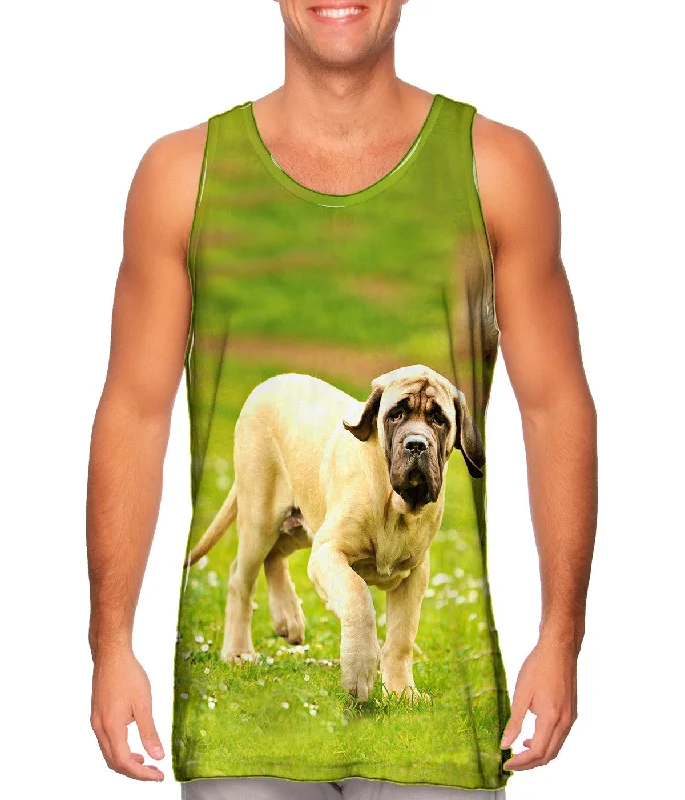 Square Neck Women's Organic Cotton Tank Tops in Earth TonesCourageous Mastiff