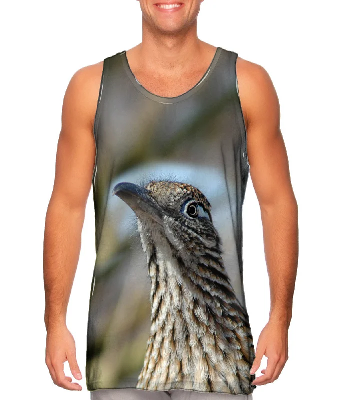 Scoop Neck Women's Linen Blend Tank Tops for SummerCouragous Roadrunner