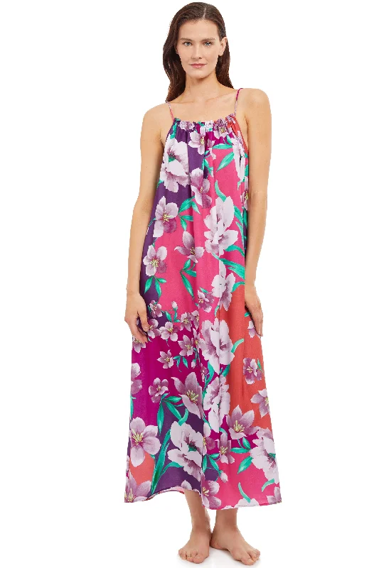 GOTTEX BELLA ROSE HIGH NECK LONG DRESS