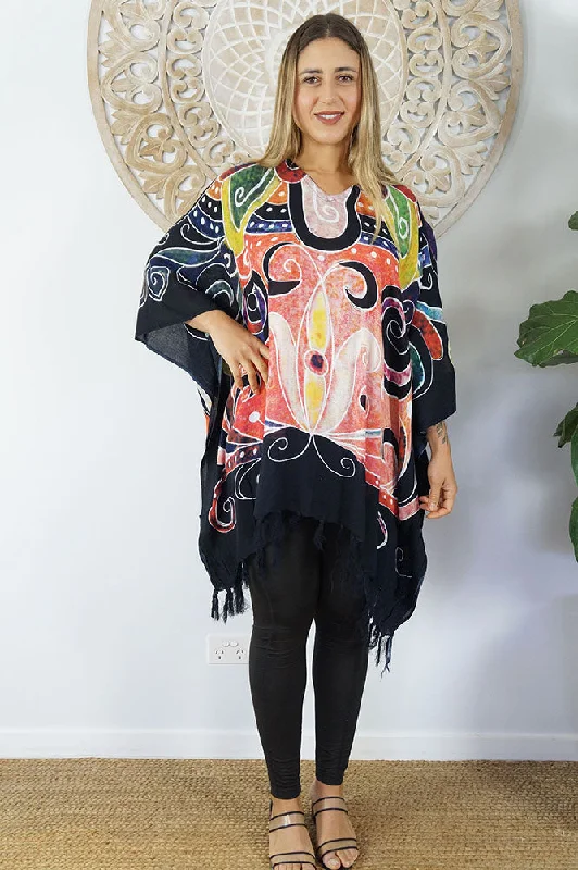 Vintage - inspired cover ups for a retro beach styleAbstract Cover Up