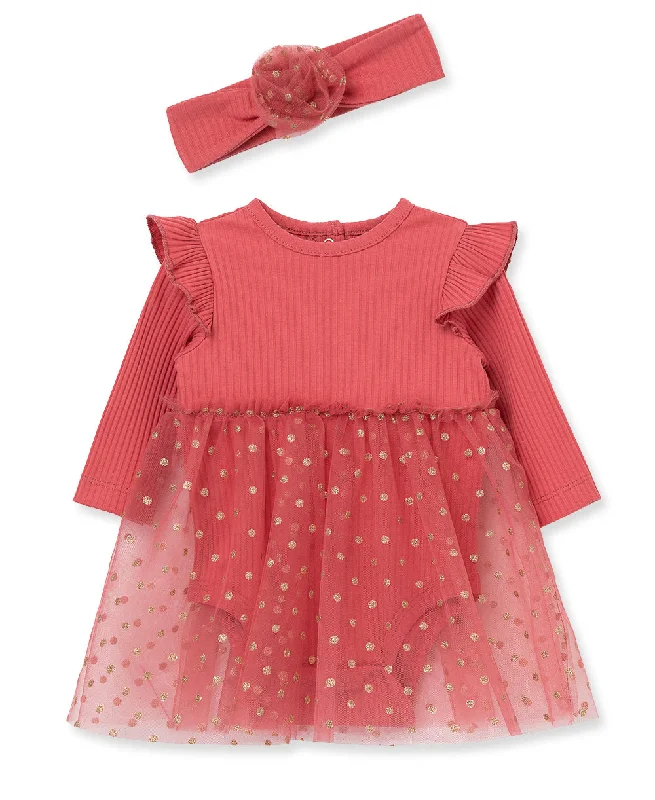 High - Neck Bodysuits for a Modest and Sophisticated LookBerry Tutu Bodysuit