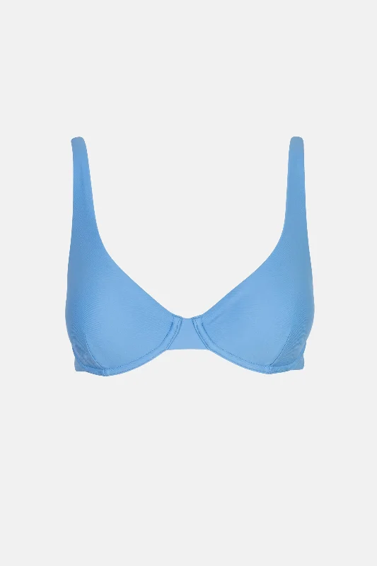 Women's Metallic - Trimmed Swim Tops in Gold for a Glamorous Beach PartyClassic Underwire Top Blue Women's Metallic - Trimmed Swim Tops in Gold for a Glamorous Beach PartyClassic Underwire Top Blue