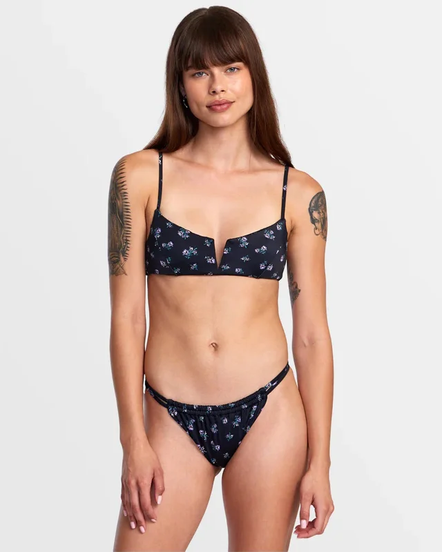 Women's Wireless Sports Swim Tops in Gray for Comfort during Water WorkoutsContempo V-Wire Bralette Bikini Top Women's Wireless Sports Swim Tops in Gray for Comfort during Water WorkoutsContempo V-Wire Bralette Bikini Top