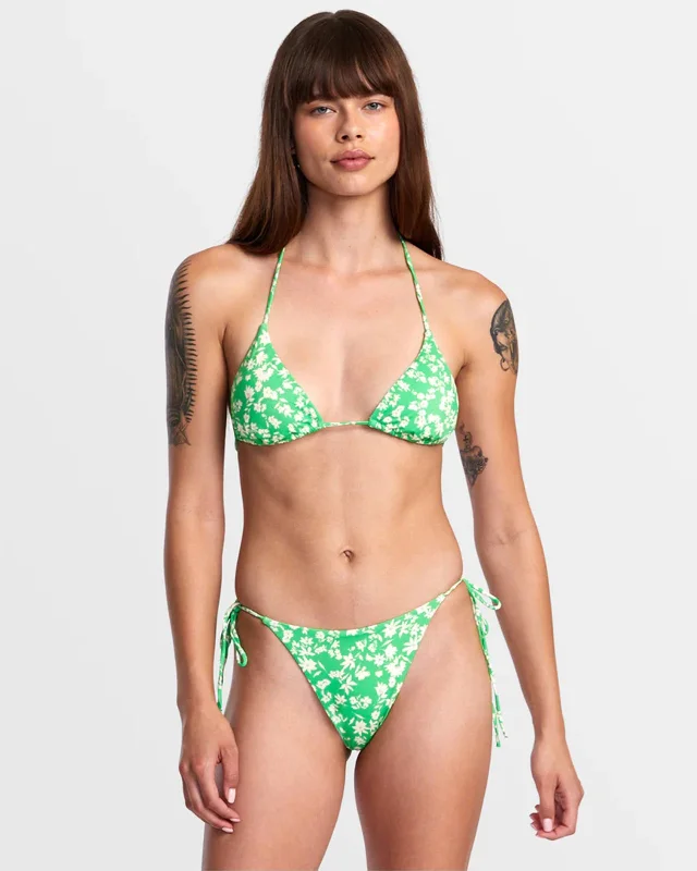 Women's Sheer - Paneled Swim Tops in Blue for a Flirty and Alluring Poolside LookGarden party Halter Triangle Bikini Top Women's Sheer - Paneled Swim Tops in Blue for a Flirty and Alluring Poolside LookGarden party Halter Triangle Bikini Top