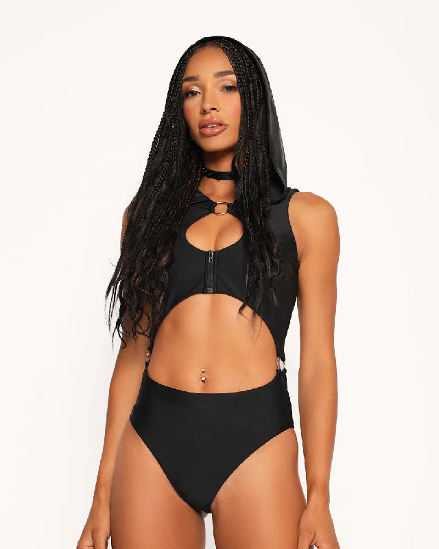 Cut - Out Bodysuits for a Trendy and Fashion - Forward StyleGrime Time Bodysuit