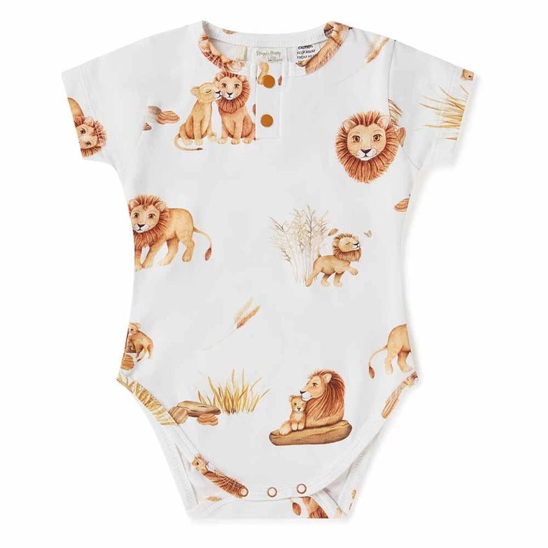 Mesh Bodysuits for a Bold and Edgy Fashion StatementOrganic Bodysuit, Lion