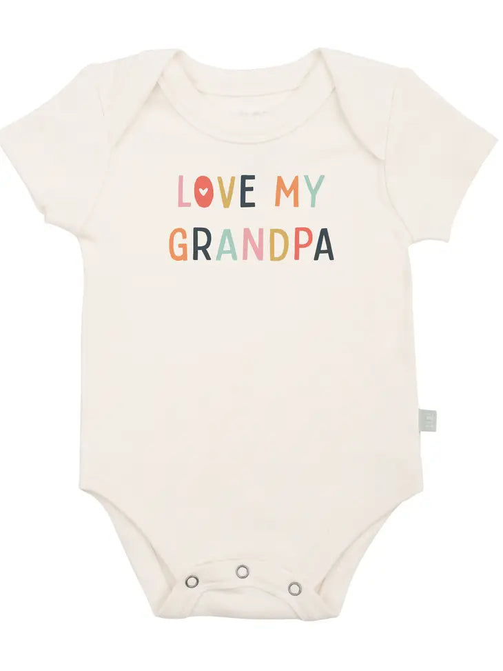 Long - Sleeve Bodysuits for Cold Weather LayeringOrganic Bodysuit, Love Grandpa