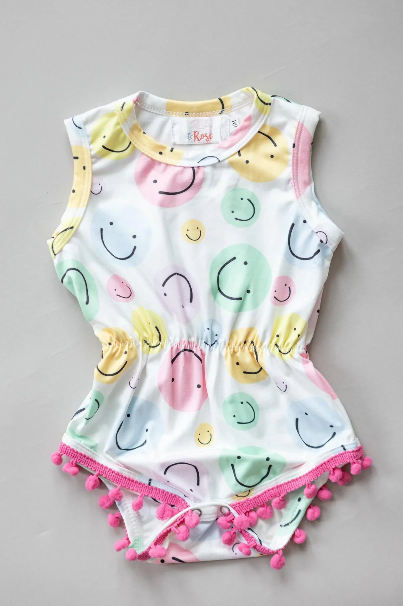 Long - Sleeve Bodysuits for Cold Weather LayeringPom Pom Romper, Smile in Style