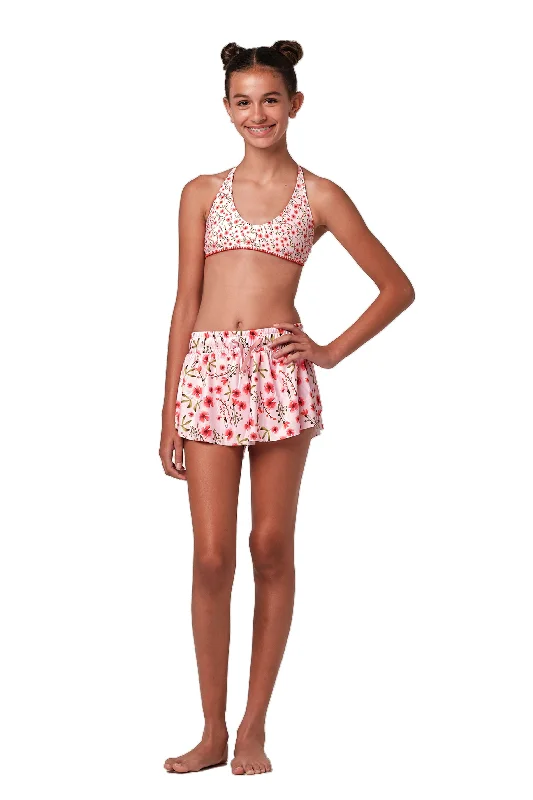 Quick - dry polyester cover ups for water sports enthusiastsShort Version - Blossom