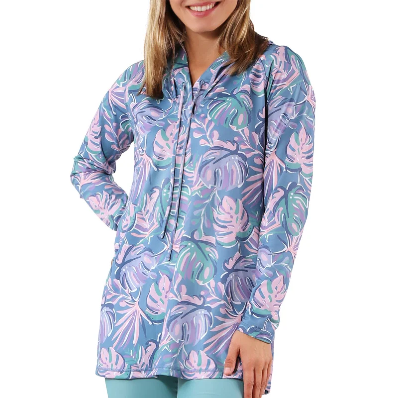 Plus Size Women's Print - Blocked Swim Tops in Multicolor for a Trendy and Fashion - Forward LookWomen's Vacation Cover-Up Plus Size Women's Print - Blocked Swim Tops in Multicolor for a Trendy and Fashion - Forward LookWomen's Vacation Cover-Up